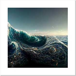 Waves upon waves Posters and Art